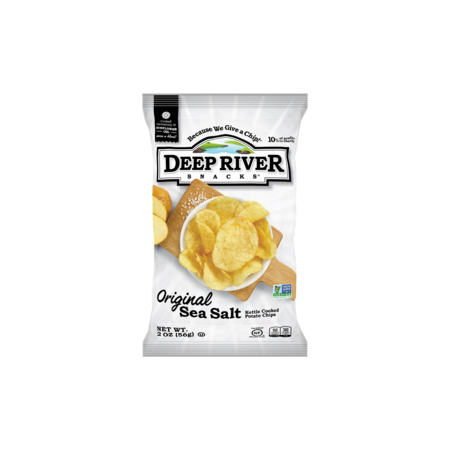 DEEP RIVER SNACKS Kettle Potato Chips Bulk Original Salted 16 oz., PK10 20124